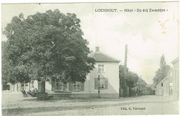 Loenhout , Hotel "De Drij Zwaantjes" - Wuustwezel