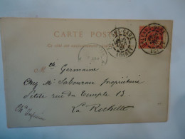 FRANCE   POSTCARDS  ENVIRONS D'ORLEANS 1901 STAMPS - Autres & Non Classés