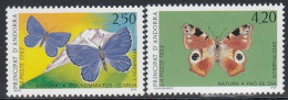 FRENCH ANDORRA 453-454,unused - Mariposas