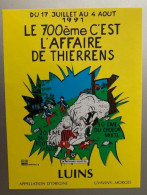 20104 - Le 700ème C'est L'affaire De Thierrens 2oe Anniversaire Du Football Club Et 50e Du Choeur Mixte - 700 Years Of Swiss Confederation