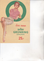 DEPLIANT  :  DER  NEUE  PALMERS  GRUNRING  STRUMPF  25.-  INNSBRUCK - Documents Historiques