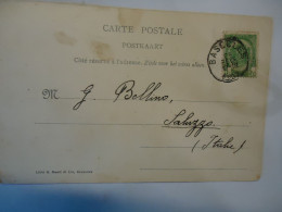 BELGIUM   POSTCARDS BRUXELLES  PALACE  STAMPS POSTMARK 1903 BASECLES - Other & Unclassified