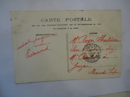 FRANCE   POSTCARDS  PARIS PANTHEON BACK JONZAC  1907 POSTMARK - Other & Unclassified