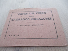 Carnet 6 Vues Dépliantes Vists De Cerro De Los Sagrados Corazones Sevilla Sn Juan De Aznalfarache - Europe