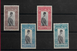 Egypte - Egypt 1929 - Ninth Birthday Of Prince Farouk - MH - Ungebraucht