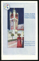 Künstler-AK Wien, Jubiläums-Ausstellung 1898, Pavillon Der Wohlfahrtsausstellung  - Tentoonstellingen