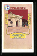 Künstler-AK Wien, Jubiläums-Ausstellung 1898, Pavillon Der Österr. Wohlfahrtsausstellung, Jugendstil  - Exhibitions