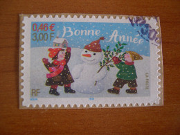 France Obl   N° 3439 Cachet Rond Noir - Used Stamps