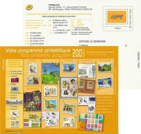 Pap De Service - Ma Collection De Timbres - Calendrier Des émissions 2e Semestre 2009 - Pseudo-officiële  Postwaardestukken