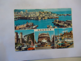 SWITZERLAND    POSTCARDS  GENOVA  PORT 1967 PANORAMA - Other & Unclassified