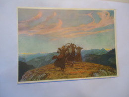 SWITZERLAND    POSTCARDS  PAINTINGS  L.ROSSI  MUSEUM LUGANO - Sonstige & Ohne Zuordnung