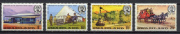 Swaziland 1974 UPU Centenary, Stagecoach Set Of 4 MNH - U.P.U.