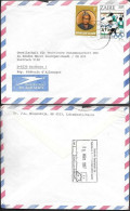 Zaire Cover To Germany 1987. Soccer Football Stamp - Brieven En Documenten