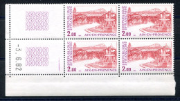 RC 27697 FRANCE N° 2194 - 2F AIX EN PROVENCE COIN DATÉ DU 3.6.82 NEUF ** TB - 1970-1979