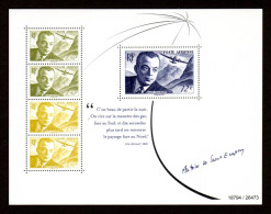 FRANCE 2021 - Yvert N° PA F89 Feuillet Antoine De Saint-Exupéry -  Neuf ** /  MNH, TB - Nuevos