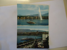 SWITZERLAND    POSTCARDS  GENOVA   PAIR CARDS - Other & Unclassified