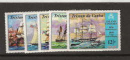 1971 MNH Tristan Da Cunha Mi 157-61 Postfris** - Tristan Da Cunha