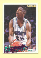 Basket : DAVID WINGATE / CHARLOTTE HORNETS / N° 29 / NBA - Fleer' 94-95 - 1990-1999