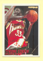 Basket : TYRONE CORBIN / ATLANTA HAWKS / N° 4 / NBA - Fleer' 94-95 - 1990-1999