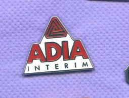 Rare Pins Adia Interim Zamac Plessis  P395 - Altri & Non Classificati