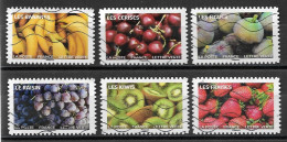 France 2023  Oblitéré - Autoadhésif  N°  2289 - 2291 - 2292 - 2293 - 2294 - 2295  -  Fruits à Savourer - Used Stamps