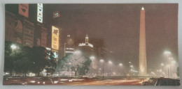 CPA - 21.5 Cm X 10.5 Cm  - ARGENTINA - CIUDAD DE BUENOS AIRES DE NOCHE, AVENIDA 9 DE JULIO - Argentine