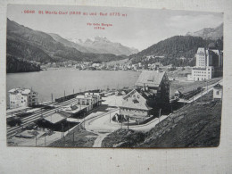 CPA SUISSE - ST MORITZ-DORF Und BAD - Sankt Moritz