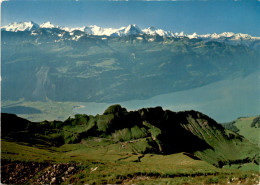 Aussicht Vom Rothorn-Kulm Auf Berner Alpen (47) - Fliegeraufnahme - Brienz