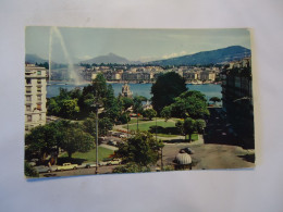 SWITZERLAND  POSTCARDS GENEVE 1972 LA PLACE  DES ALPES - Other & Unclassified