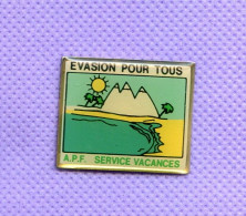Rare Pins Apf Service Vacances P405 - Administrations