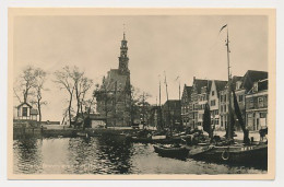 30- Prentbriefkaart Hoorn 1949 - Binnenhaven Met Hoofdtoren - Hoorn