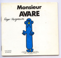 Livre Hachette Jeunesse MONSIEUR MADAME : Monsieur "AVARE" - 611519 - Hachette