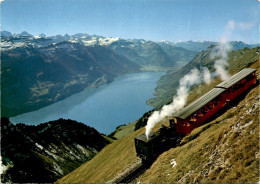 Brienz-Rothorn-Bahn Auf Talfahrt (2/41914) (b) - Brienz