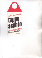 CARTONCINO DOUBLE-FACE  :  TAPPO  SCONTO-  COCA-COLA  E  FANTA  1969 - Documents Historiques