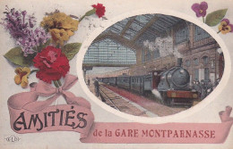 Amitiés De La Gare De Montparnasse - Saluti Da.../ Gruss Aus...