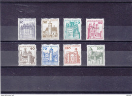 RFA 1977 CHÂTEAUX Yvert 762-767, Michel 913-920 NEUF** MNH Cote Yv: 11 Euros - Nuovi