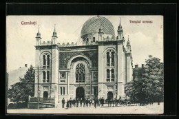 AK Cernauti, Templul Evreesc, Ansicht Der Synagoge  - Ucraina