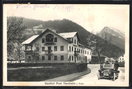 AK Tannheim I. Tirol, Gasthof Post, Auto  - Autres & Non Classés