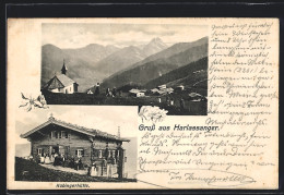 AK Harlassanger, Kobingerhütte, Ortsansicht Mit Kapelle  - Autres & Non Classés