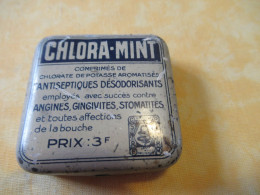 Boite Métallique Ancienne/Pharmacie/CHLORA-MINT/Antiseptiques Désodorisant/Angines,Gingivites/Mi-XXéme BFPP341 - Boîtes