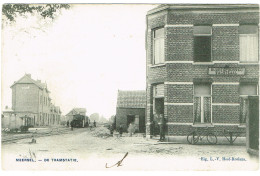 Meersel , Tramstatie Met Tram - Hoogstraten