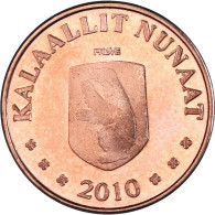 Monnaie, Groenland, 25 Öre, 2010, Lièvre Arctique., SPL, Cuivre - Dänemark