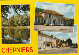 CHEPNIERS MAIRIE UNE RUE MULTIE VUES CPSM 10X15 TBE - Other & Unclassified