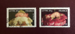 France 2005 Michel 3957-59(Y&T 3804-05) Caché Ronde - Rund Gestempelt LUX - Used With Round Postmark - Gebruikt