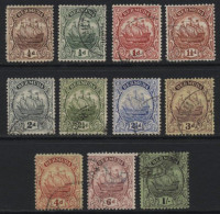 Bermuda (B08) 1922 Caravel Set - 3d. Missing. Watermark Mult. Script CA. Used. Hinged. - Bermuda