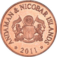 Monnaie, Inde, 50 Paise, 2011, îles Andaman Et Nicobar., SPL, Cuivre Recouvert - Inde