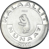 Monnaie, Groenland, 5 Kroner, 2010, KALAALLIT NUNAAT, FDC, Du Cupronickel - Dinamarca