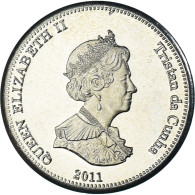 Monnaie, NIGHTINGALE ISLAND, 5 Pence, 2011, 4th Portrait; Nightingale Island - Sainte-Hélène