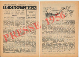 2 Vues 1956 Caoutchouc Krach Boursier Industrie Hévéa Gomme élastique Lance-pierre Chewing-gum ? Lesseps Suez Panama - Unclassified