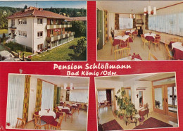 Bad König Odenwald, Pension Schlößmann, Mehrbildkarte Gl1976 #G5505 - Autres & Non Classés